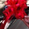 Shiny Double-Sided Red Ribbon Bow for Weddings, Gifts, and Events