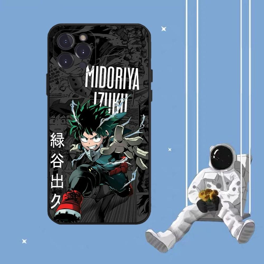 Midoriya Izuku Phone Case For iPhone 14 11 12 13 Mini Pro XS Max Cover 6 7 8 Plus X XR SE 2020 Funda Shell