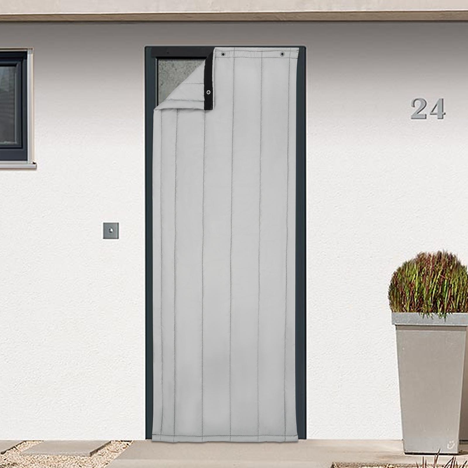 

200x80см Серая Теплоизолированная Дверная Штора, Зимний Экран для Дверного Проема, Шумопоглощающее Подвесное Полотно для Двери, Ширма для Разделения Комнаты серый