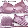 French Sexy Lace Bra Set,Push‑Up Bra Set for Small Bust,Gather Side Fat Lingerie Set