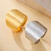 Dawapara Four Qul and Ayatul Kursi Adjustable Ring Quran Prayer Islamic Muslim Protection Amulet Stainless Steel Jewelry