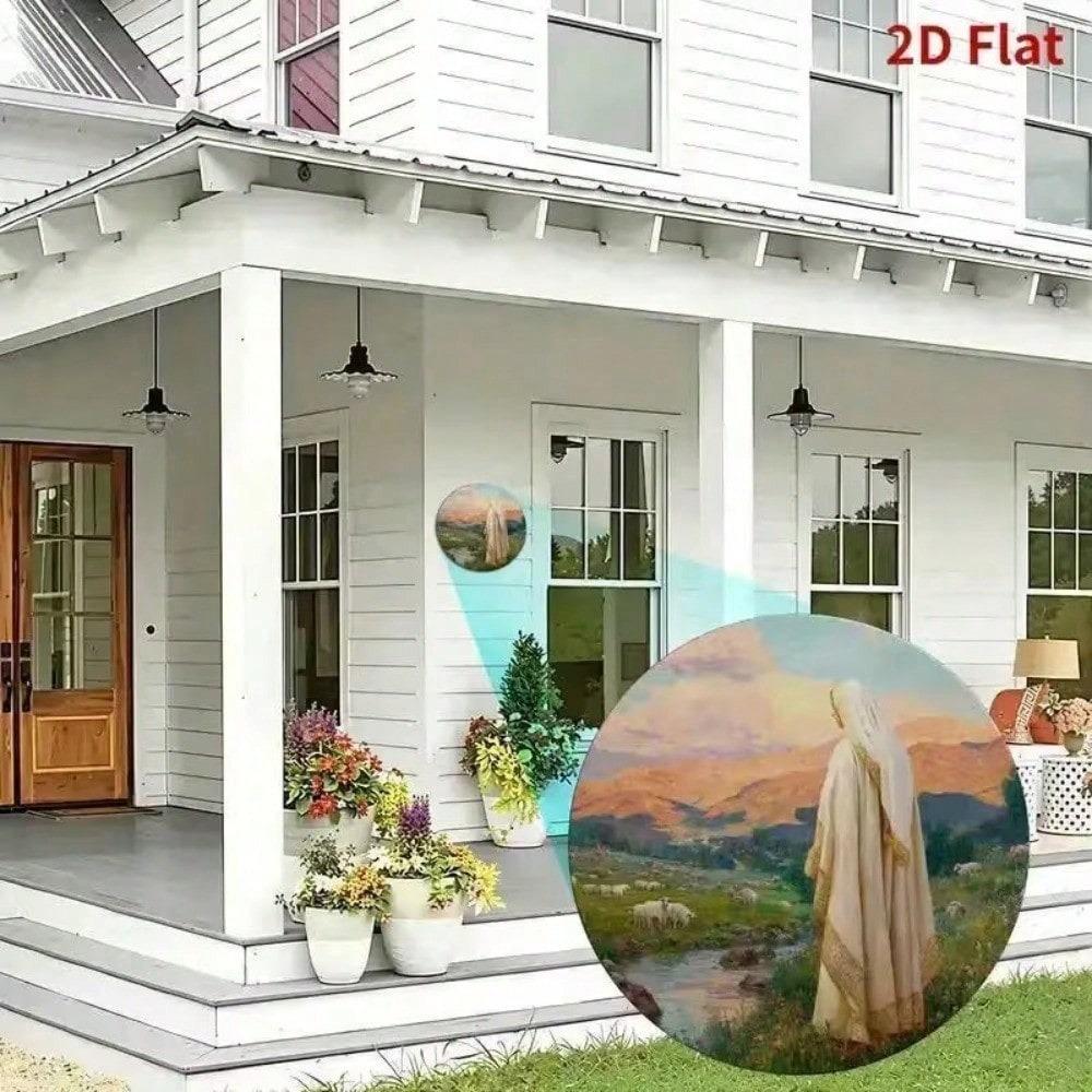 Funny Cat Metal Sign, Welcome Hope You Like Cats, Vintage Retro Satirical Circular Wall Decor, 2D Flat Home Man Cave Decoration