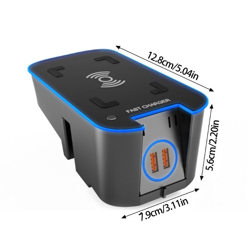 Швидка зарядна платформа 15 В Автомобільний бездротовий тримач-зарядка Автомобільна станція зарядки телефону для XC60 XC90 S90 Тримач для зарядки телефону