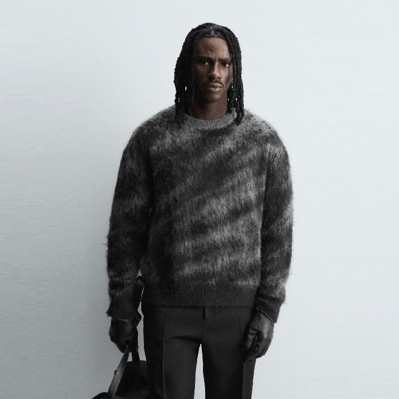Za25 New Winter Product Men`s Loose