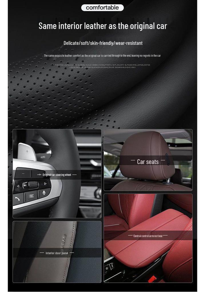 Volkswagen Steering Wheel Cover for Sagitar, Tayron, Passat, Tiguan, Lavida, Bora, Touareg, and Magotan Models.