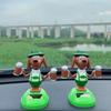 New Creative Puppy Car Figurine Features Two Glasses In Its Hands Resembling Overflowing Beer Hops Unique Car Ornament