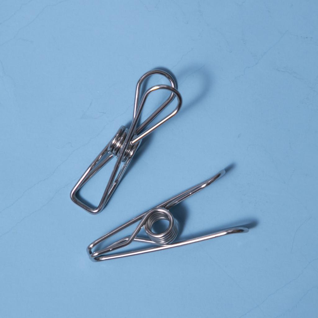 Stainless Heavy Duty Steel Laundry Clips With Antiwind For Indoor Drying Outdoor
