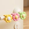 Cute Silicone Door Handle Stopper Mute Anti-Collision Door Handle Buffer Cartoon Flower Door Handle Anti-collision Ring Home Use