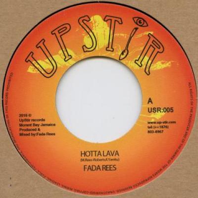 7inch Record FADA REES - Hottalava / Dub USR005 Upstir 2016 UK Reggae, Ska & Dub