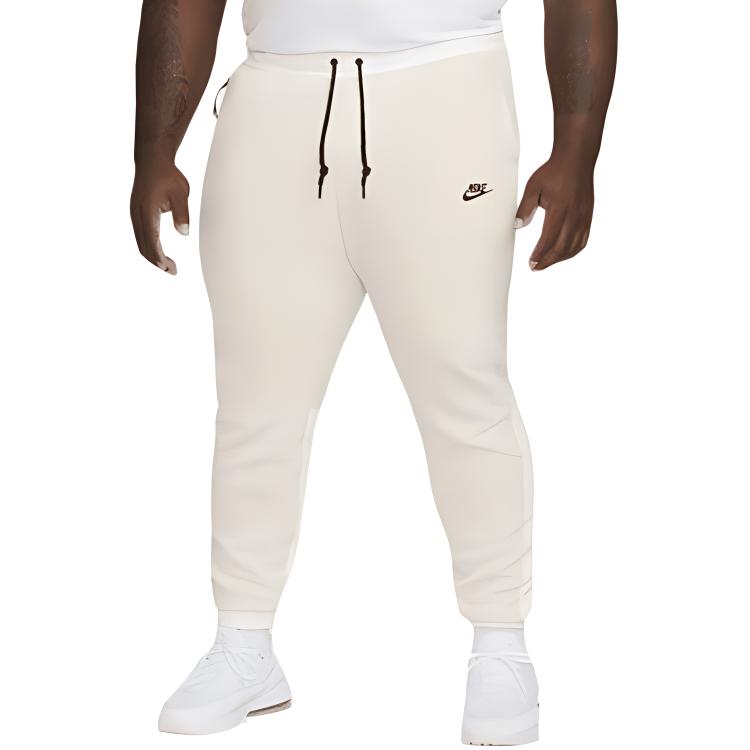 Nike Abbigliamento Sportivo Tech Fleece Comodo Morbido Pile Lavorato a Maglia Pantaloni Jogger Uomo pantaloni Sail FB8002-104