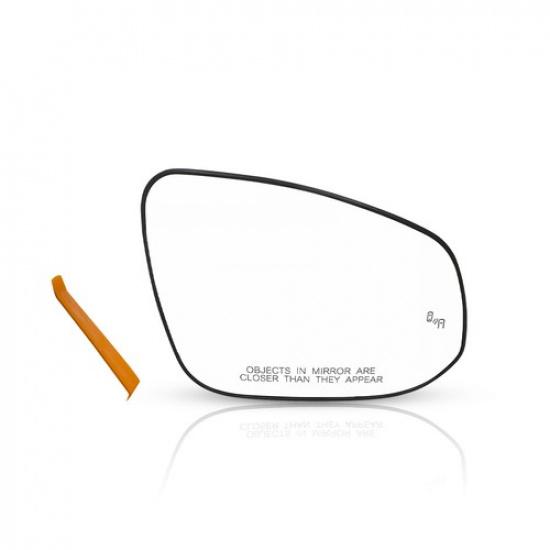 Mirror Glass Heated Blind Spot Detection Right Side For 21-23 Toyota RAV4 Prime