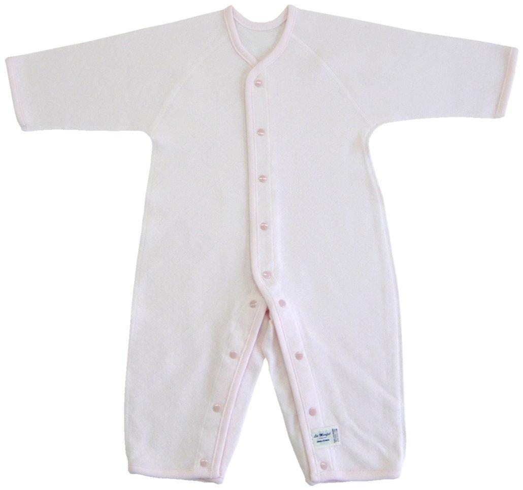 

Muranobu La Morphe processed knit quilt long sleeve coverall undershirt 80cm pink NL80612 розовый