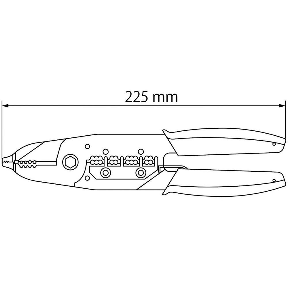 Lobtex VVF wire stripper VA203A