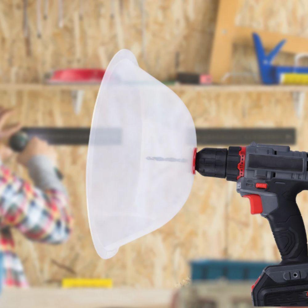 Transparent Design Dust Bowl Electric Drilling Ceiling Tile Dust Catcher Hole Cutting Dust Cover Collector Drilling Applications