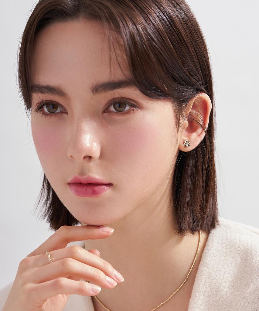 Dorocy 14K Lucky Clover Earrings