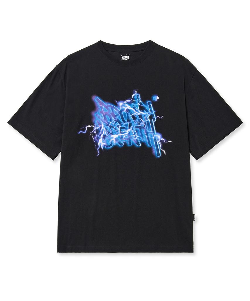 BROWNBREATH Electric Tag Tee - Black