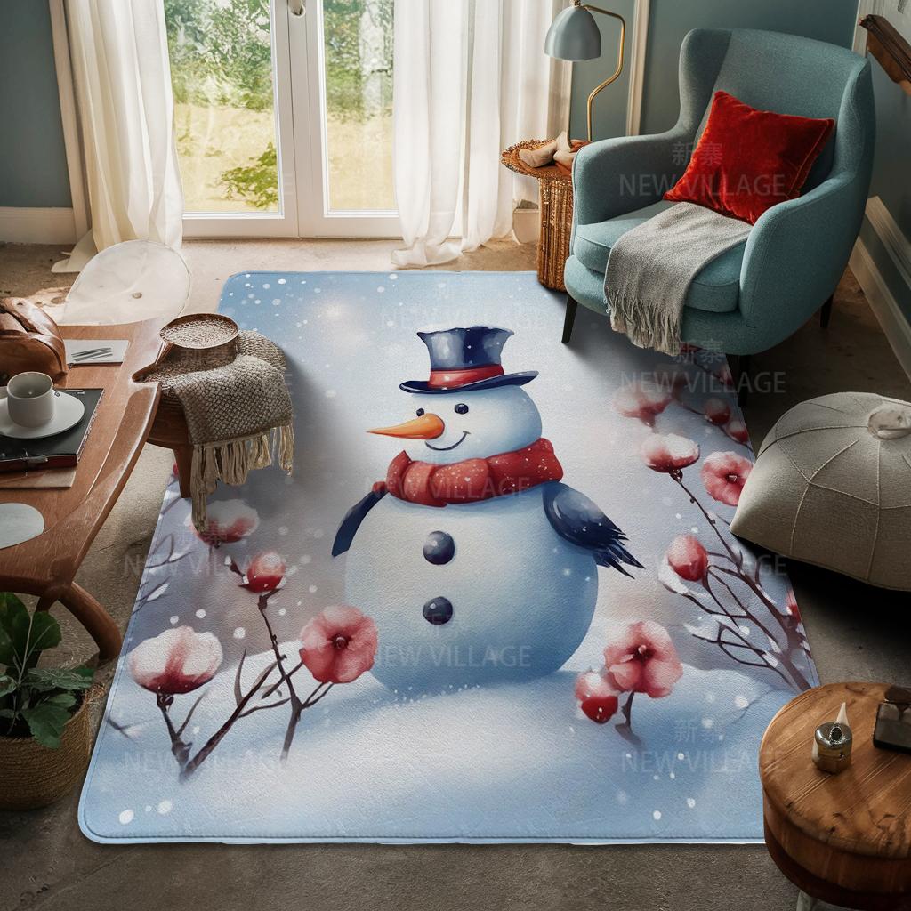 Koberec ke vchodu do domu Rohožka ke dveřím do domu Obývací pokoj Vana Koupelna Protiskluzové koberce s absorpcí vody vana Veselé Vánoce zima