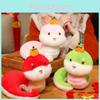 Adorable Plush Toy Snake Cute Cartoon Figurine For New Year Gifts Perfect For Celebrations