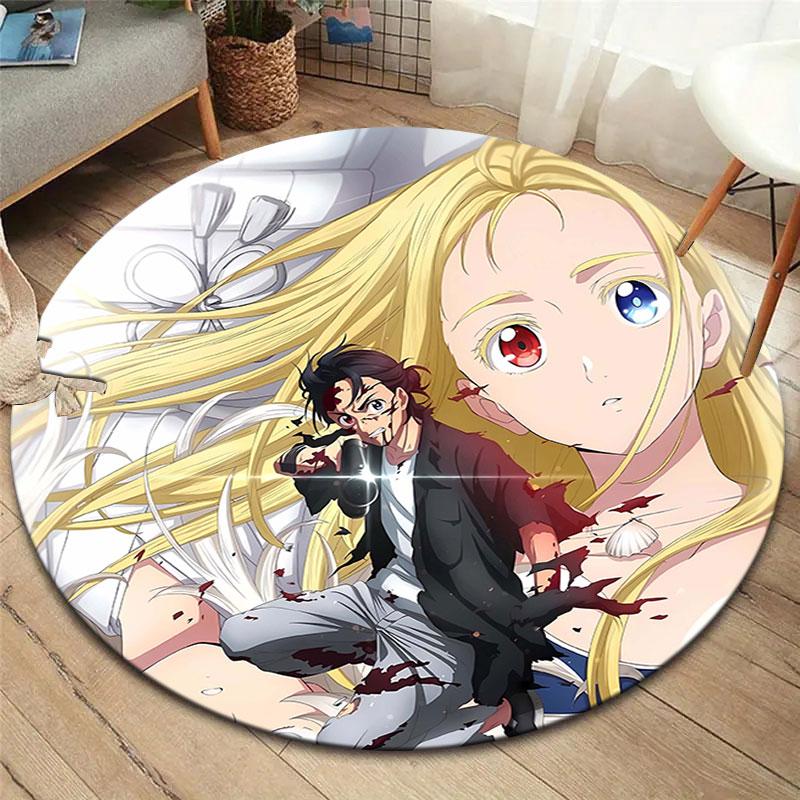 

SummerTimeRendering Round Area Rug,Carpet Rug for Living Room Bedroom Sofa Playroom Decor,Non-slip Floor Mat 80cmx80cm