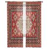 Vintage Flower Indian Bohemia Tulle Curtains For Living Room Sheer Curtain For Bedroom Christmas Blinds Voile Curtains
