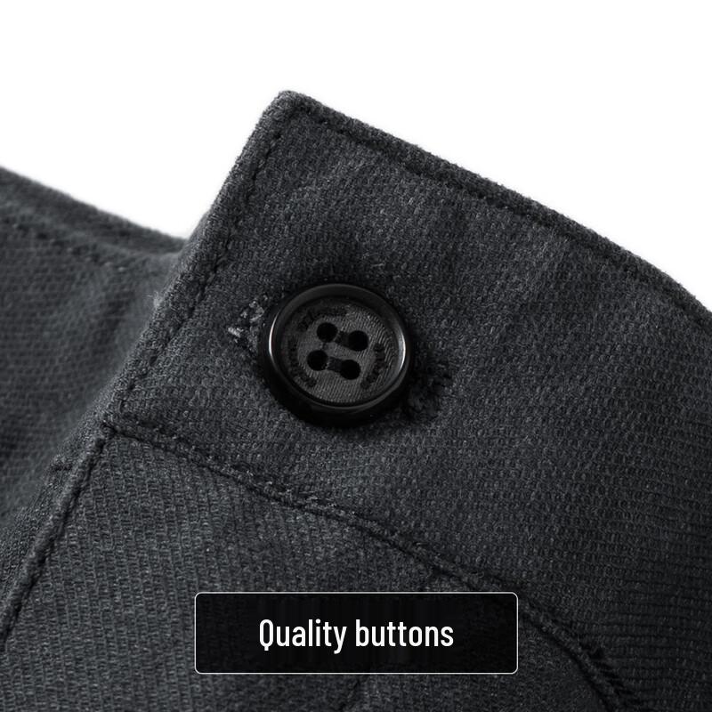 Futeng Men's Autumn Business Casual Stretch Straight-Leg Pants