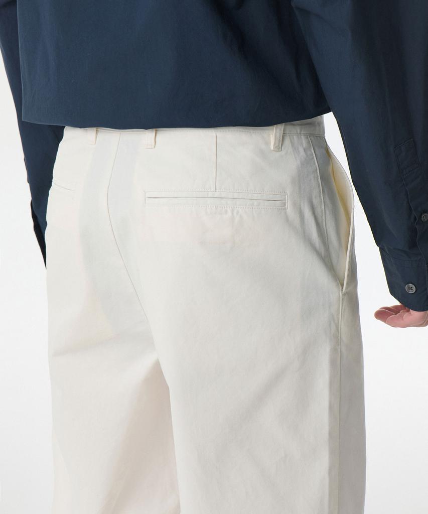 Musinsa Standard [City Workers] Tapered Cotton Pants [Off-White]