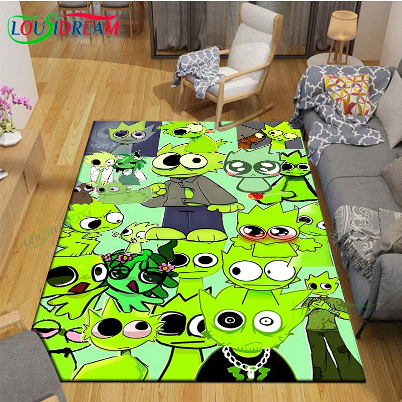 

Fashion Incredibox Game Carpet Outdoor Rug Area Rug Non-slip Carpet Bedroom Decor Carpet for Room Kid S-Sprunki Gift 40x 60cm