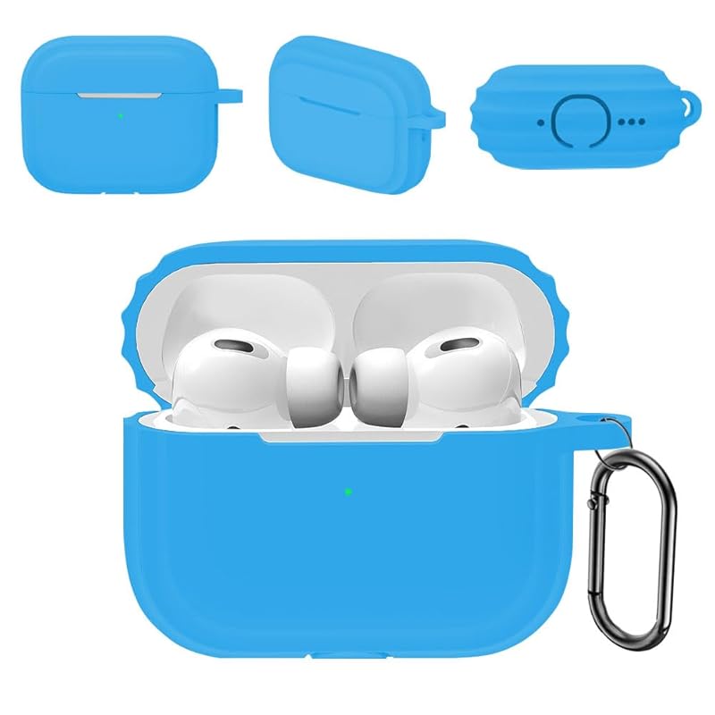 

LAZIRO AirPods 4 case 4th generation Soft silica gel sports cool design shock absorption waterproof dustproof lightweight Equipped with a hook to