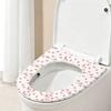 Portable Disposable Toilet Cover Heart Shaped Seat Protector Toilet Cover Sticker  Hotel Bathroom