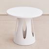 Colorful Hollow Side Table, Modern Minimalist Round End Table, Multifunctional Living Room Accent Furniture for Home Decor