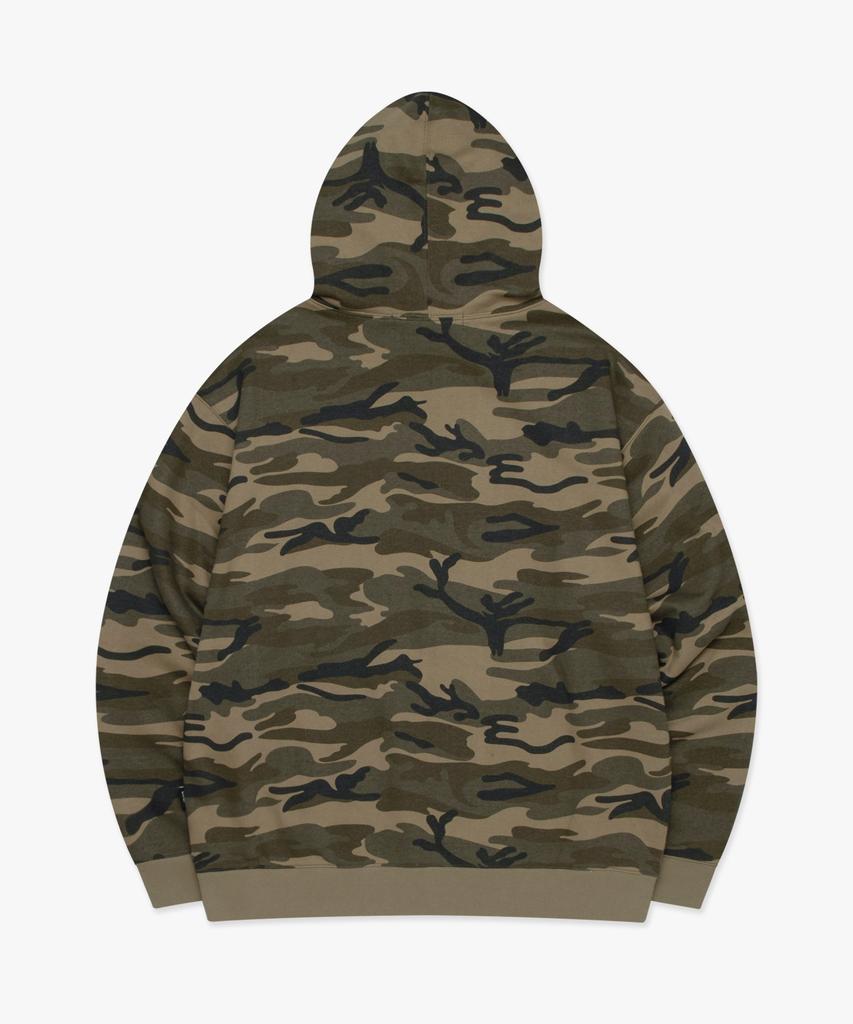3D Metallic Logo Hoodie Camo