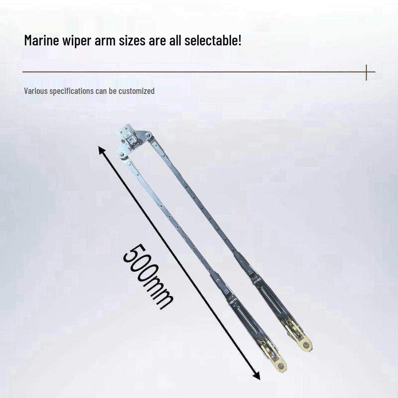 Adjustable Telescopic Stainless Steel Marine Yacht Wiper Arm - Corrosion Resistant