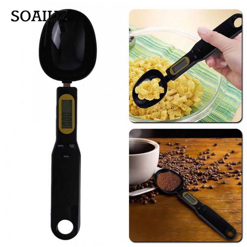 500g/0.1g Precise Digital Measuring Spoons Kitchen Spoon Gram Electronic Spoon With LCD Display Kitchen Scales for Cooking Baking Weighing
