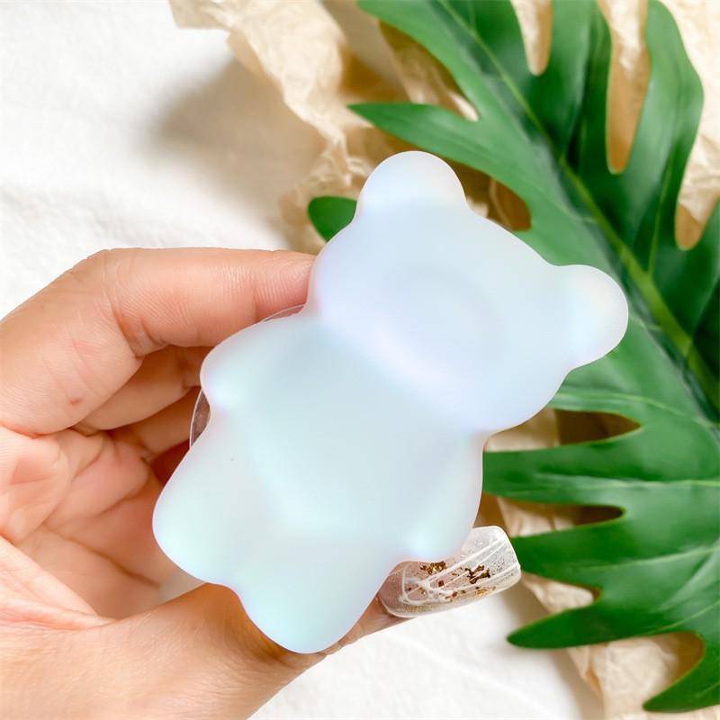 Korean Colorful Bear Airbag Bracket Cartoon Candy Matte Phone Stand Desktop Folding Gift
