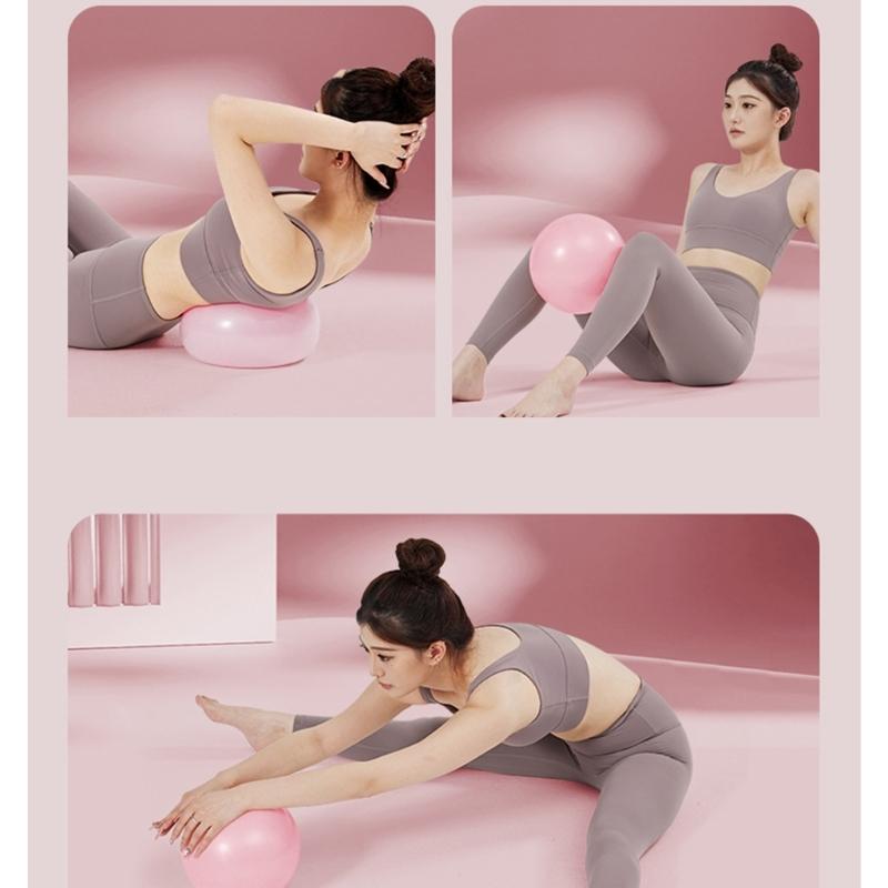 Palla morbida per Pilates da 25 cm, palla da esercizio da 10 pollici, palla da palestra per Yoga, Pilates, allenamento del core, fisioterapia ed equilibrio