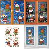 Christmas Window Decals With Static Sticker Pvc Arctic Bear Design For Holiday Decor