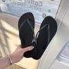 Women Summer Flip Flop Slippers Antiskid Bathroom Bathing Beach Beach Plywood Summer Cool Slippers Non-slip Breathable Fashion
