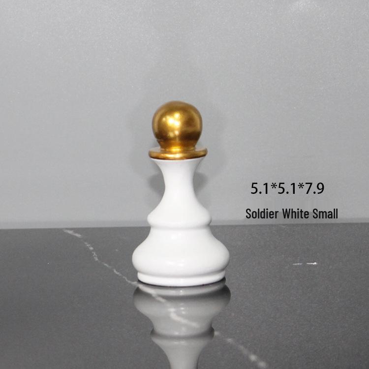 

Nordic International Chess Ornament Set - King, Knight, Queen Resin Crafts Collection