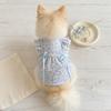 Floral Printed Puppy Princess Skirt XS-2XL Pet Skirt Breathable Cat Dog Flower Dress  Spring Summer