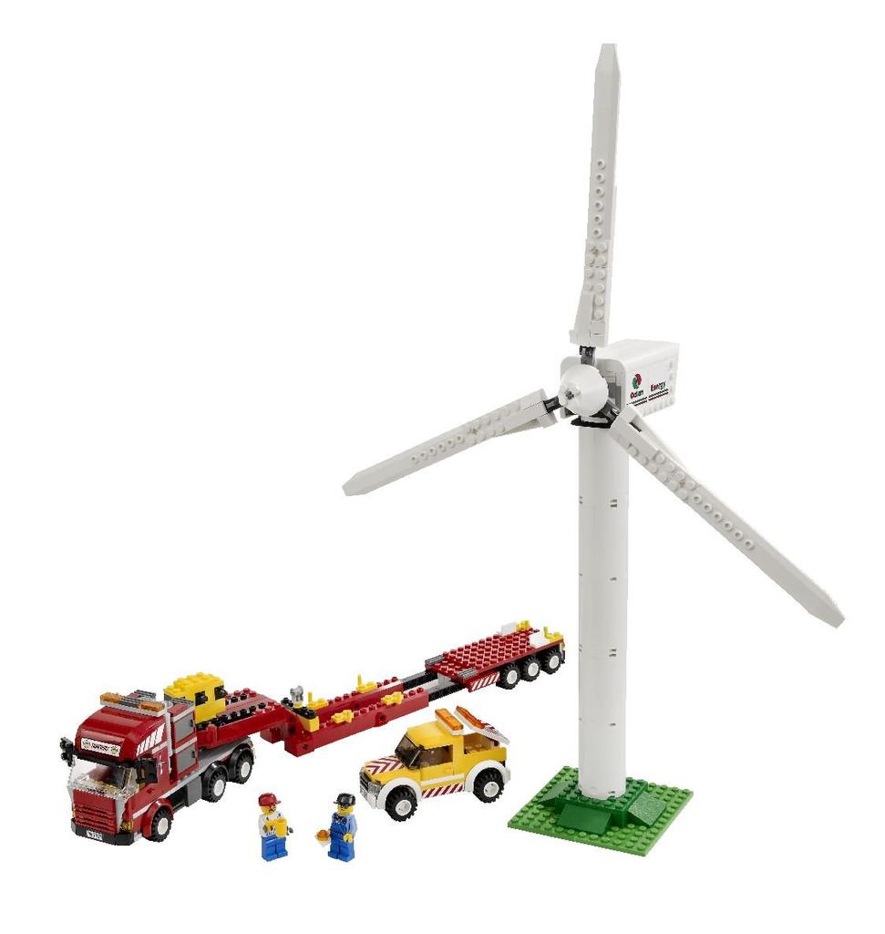 LEGO 7747 CITY Wind Turbine Transport (LEGO Wind Turbine and Transport Truck)