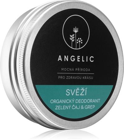 

Angelic Organic Deodorant fresh Green Tea & Grapefruit Deodorant Cream TU прозрачный