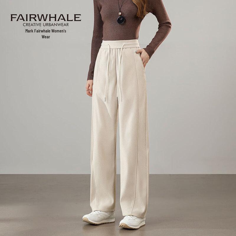 Mark Fairwhale 2025 Unisex High-Waist Straight-Leg Casual Pants
