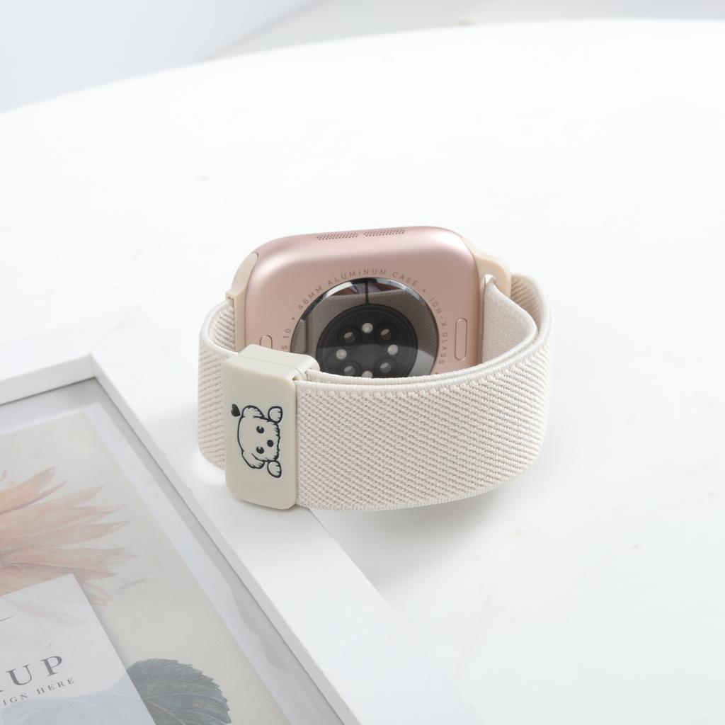 Straps For Apple Watch Band 46mm 45mm 44mm 49mm 42 41 40mm Magnetic Nylon Correa Bracelet iWatch Series 10 9 8 7 6 5 SE Ultra 2
