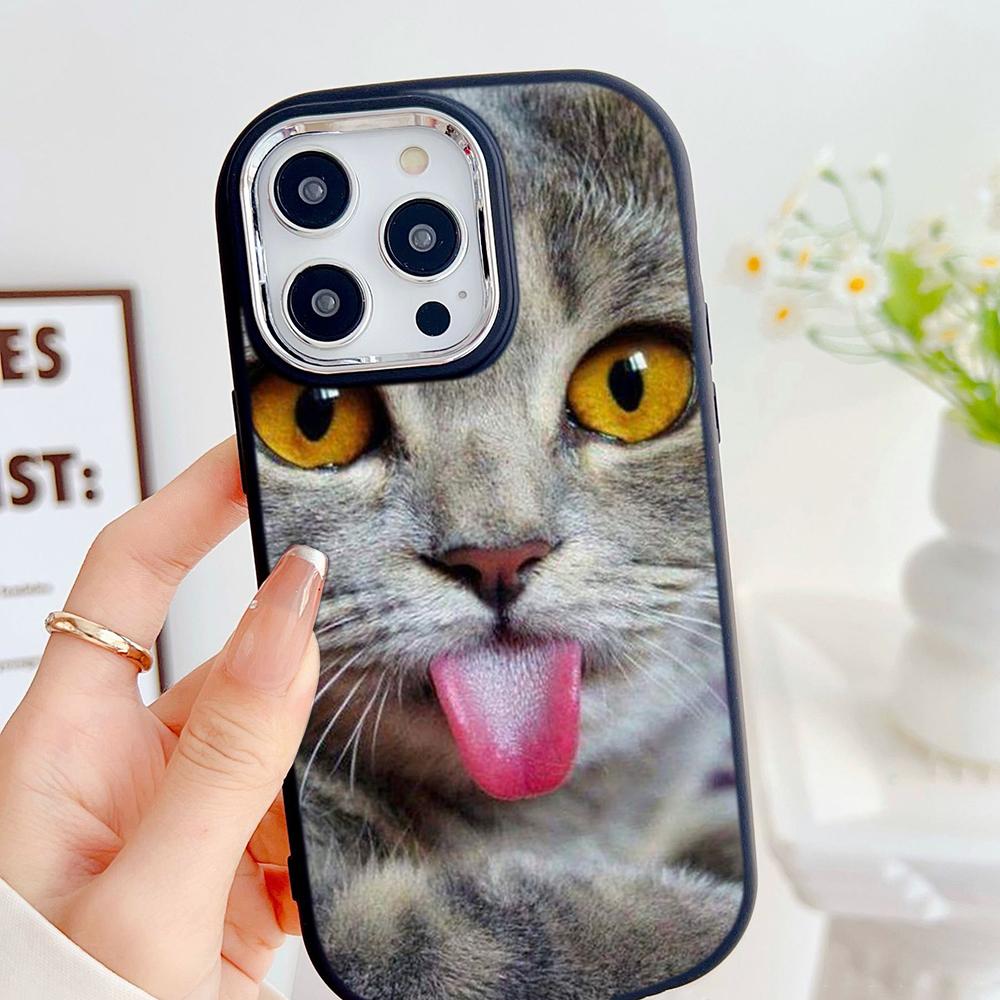 LZ3 Black Cat Green Eyes Soft Phone Case for Samsung S24 Ultra S23 Plus S21 FE A16 A54 A52 A06 Infinix Hot 40 30i Lens Protection Shockproof Cover