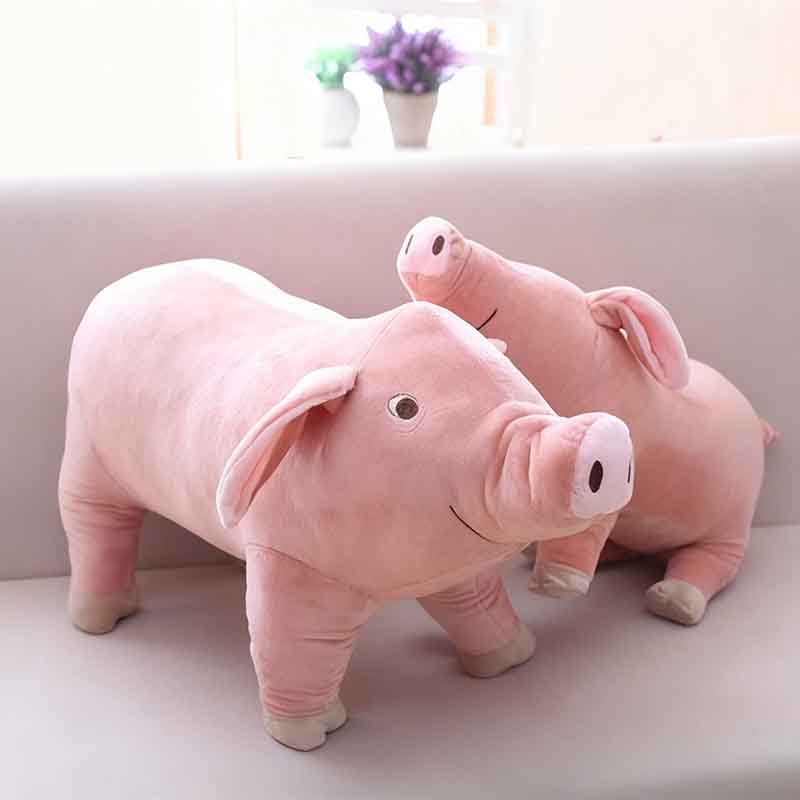 14/40Cm Lifelike Cute Cartoon Pig Plush Toy Stuffed Soft Animal Pig Doll For Birthday Gift Toy Kawaii Gift For Girls Pet Doll
