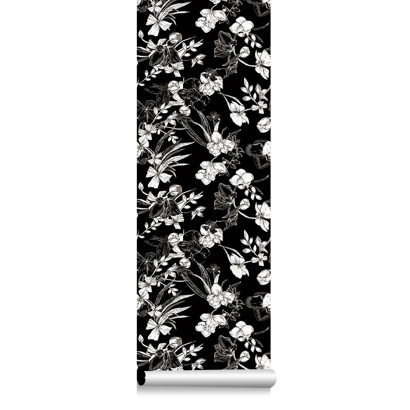 Frische Blume Selbstklebende Tapete Wohnzimmer Schlafzimmer Küche Wandrenovierung Heimdekor Aufkleber Möbel Makeover Aufkleber