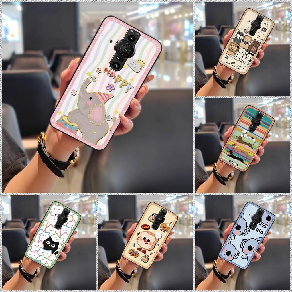 Soft Case Fashion Design Phone Case For Sony Xperia Pro-I Durable Back Cover Shockproof Phone Pouch Graffiti Waterproof
