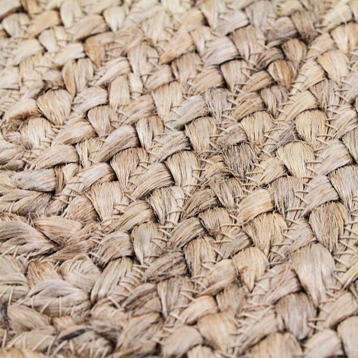 Tapis en jute tressé naturel artisanal 250x250