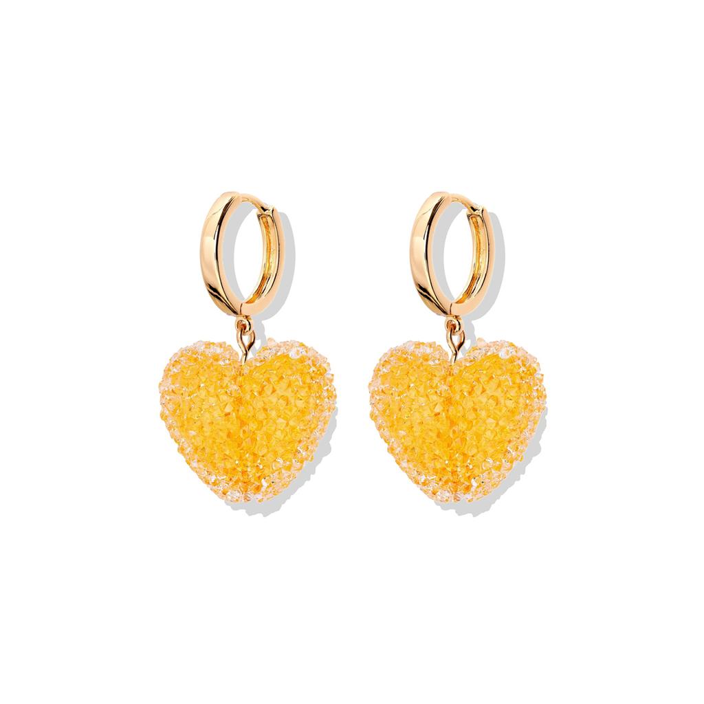 Love gummy earrings for women, light luxury earrings, niche, high-end, temperament, cute earrings, earrings, pendants