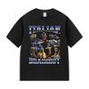 Funny Meme Trulimero Trulichina Funny Cat Fish T-shirts Men Italian Brainrot Print T Shirts Men's Women's Fashion Cotton Tops